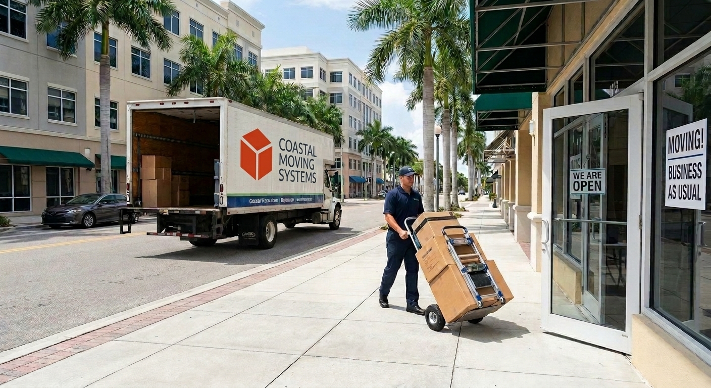 Moving a business in Sarasota without closing, seamless transition and operational continuity