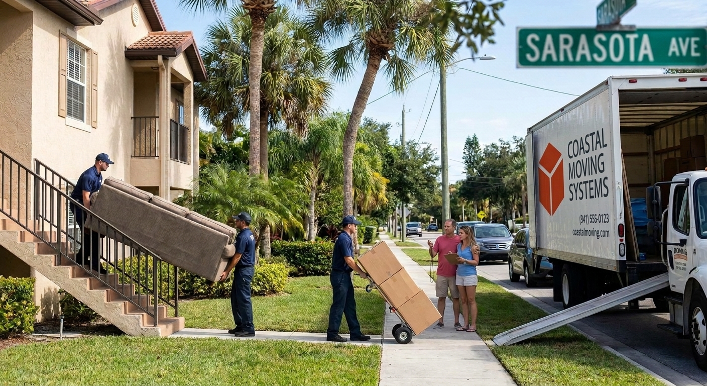 Timeline and duration of a local Sarasota move